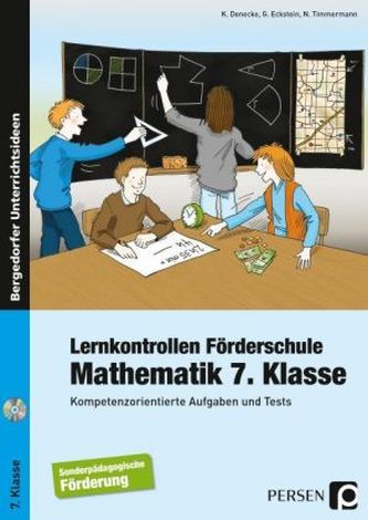 Lernkontrollen Förderschule, Mathematik 7. Klasse, m .CD-ROM