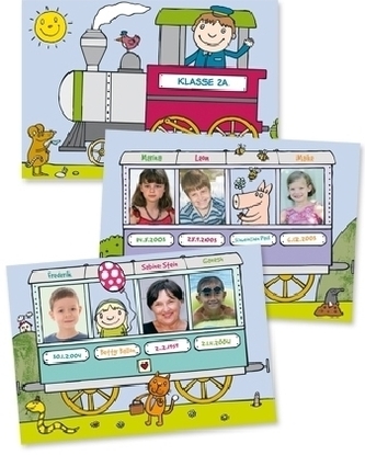 Unser Geburtstagskalender - Motiv: Zug