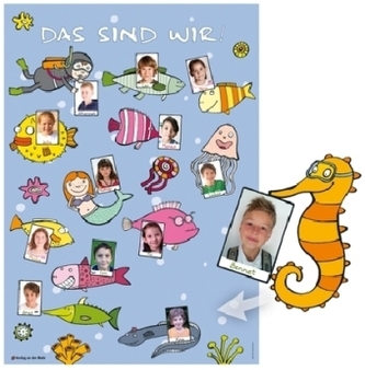 Das sind wir! Motiv: Unterwasserwelt, Poster