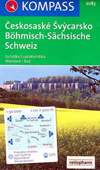 Českosaské Švýcarsko 2083 NKOM 1:50T
