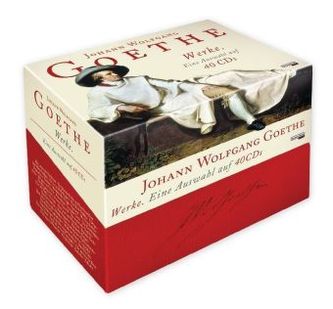 Johann Wolfgang Goethe - Werke. Eine Auswahl, 40 Audio-CDs