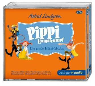 Pippi Langstrumpf - Die grosse Hörspielbox, 6 Audio-CDs