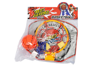 Basketbalový koš na doma s nafukovacím míčem