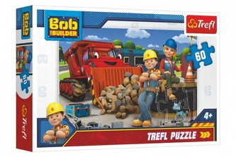 Puzzle  Bob a Wendy/Bořek Stavitel 33x22cm 60 dílků v krabici 21x14x4cm