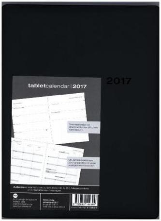 Tabletcalendar anthrazit groß 2017