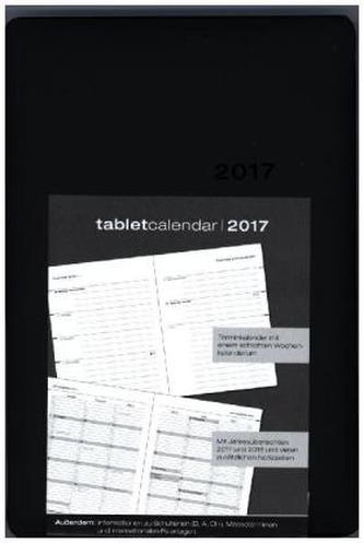 Tabletcalendar anthrazit klein 2017 Tabletcalendar anthrazit klein 2017