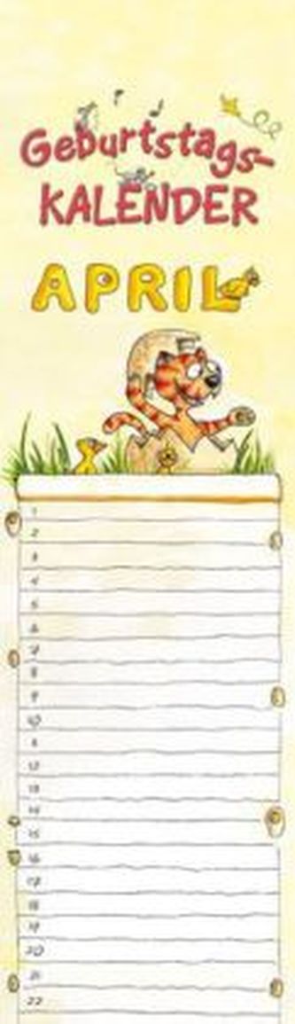 Geburtstagskalender Mini Cartoon