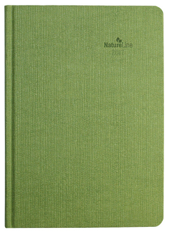 Buchkalender A5 Nature Line Lime 2017