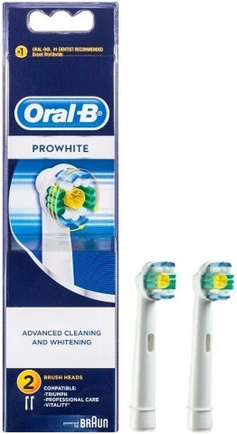 Oral-B Pro White Replacement Brush Heads 2 Pack Oral-B Pro White Replacement Brush Heads 2 Pack