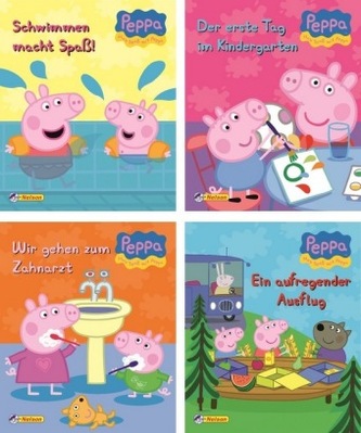 Peppa, 4 Hefte. Nr.1-4