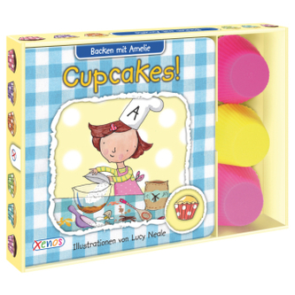 Backen mit Amelie - Cupcakes!, m. 6 Cupcake-Förmchen aus Silikon Backen mit Amelie - Cupcakes!, m. 6 Cupcake-Förmchen aus Silikon