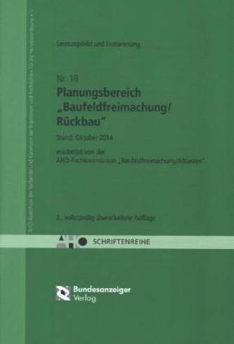 Planungsbereich 'Baufeldfreimachung/Rückbau'