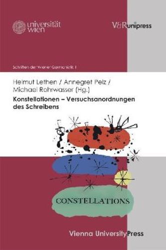 Konstellationen - Versuchsanordnungen der Literatur. Bd.1
