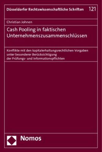 Cash Pooling in faktischen Unternehmenszusammenschlüssen