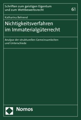 Nichtigkeitsverfahren im Immaterialgüterrecht