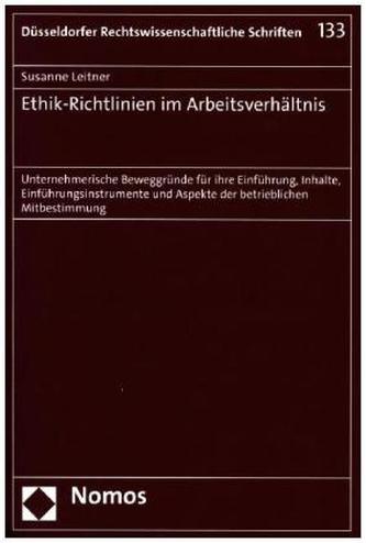 Ethik-Richtlinien im Arbeitsverhältnis