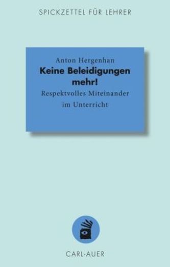 Keine Beleidigungen mehr!