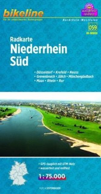 Bikeline Radkarte Niederrhein Süd