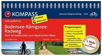 Kompass Fahrradführer Bodensee-Königssee-Radweg