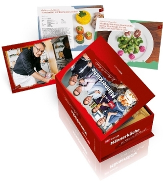 Männerküche Postkartenbox