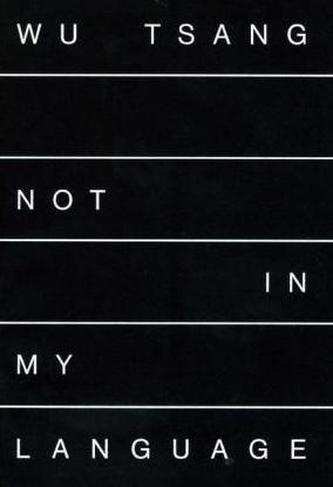 Wu Tsang. Not In My Language