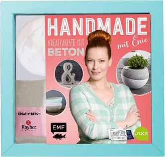HANDMADE mit Enie - Kreativkiste mit Beton, m. Schalen-Form