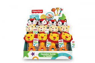 Pískací chrastítko s kousátkem