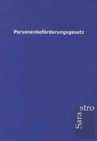 Personenbeförderungsgesetz
