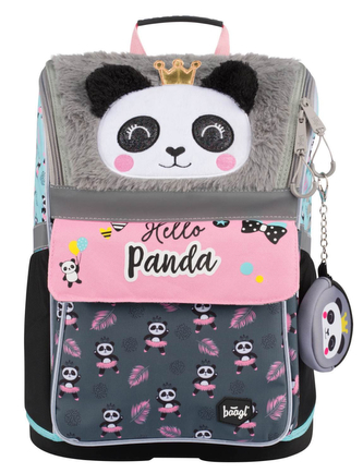 BAAGL Školní aktovka Zippy Panda BAAGL Školní aktovka Zippy Panda
