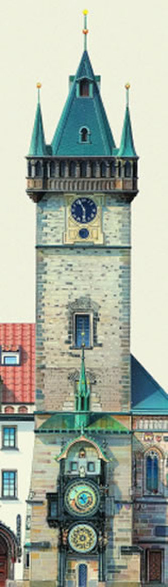 Záložka - Praha Staroměstská radnice