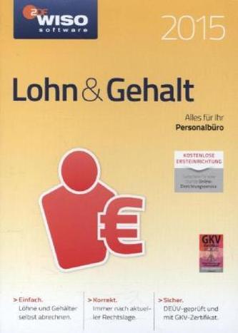 WISO Lohn & Gehalt 2015, CD-ROM WISO Lohn & Gehalt 2015, CD-ROM