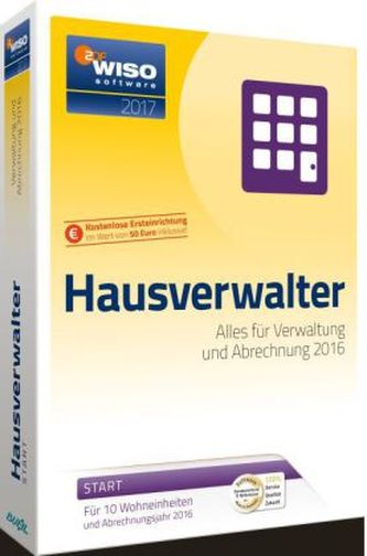WISO Hausverwalter 2017 Start, CD-ROM WISO Hausverwalter 2017 Start, CD-ROM