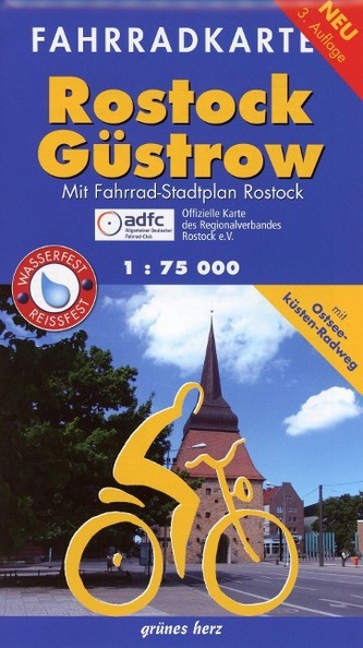 Fahrradkarte Rostock, Güstrow