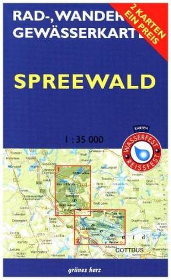 Rad-, Wander- & Gewässerkarte Spreewald, 2 Bl.
