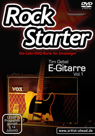 Rockstarter, E-Gitarre, 1 DVD. Vol.1