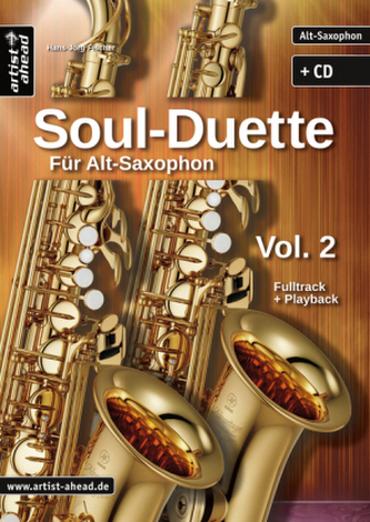 Soul Duette, für Alt-Saxophon, m. Audio-CD. Vol.2