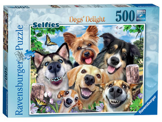 Puzzle Psí selfie 500 dílků