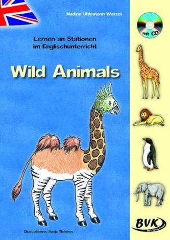 Lernen an Stationen im Englischunterricht - Wild Animals, m. Audio-CD
