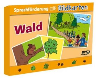 Sprachförderung mit Bildkarten 'Wald'