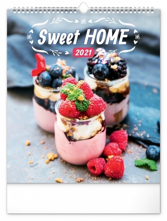 Kalendář 2021 nástěnný: Sweet Home, 30 × 34 cm