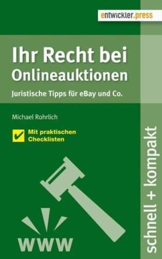 Ihr Recht bei Onlineauktionen