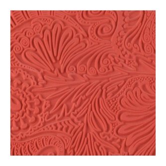 CERNIT polymerová textura - fantazie 90 x 90mm