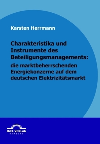 Charakteristika und Instrumente des Beteiligungsmanagements, die marktbeherrschenden Energiekonzerne auf dem deutschen Elektrizi