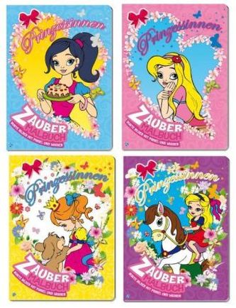 Zaubermalbücher, 4 Hefte