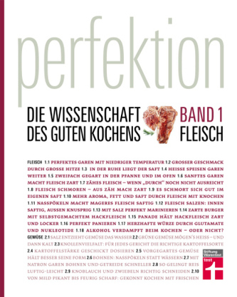 Perfektion. Die Wissenschaft des guten Kochens. Bd.1