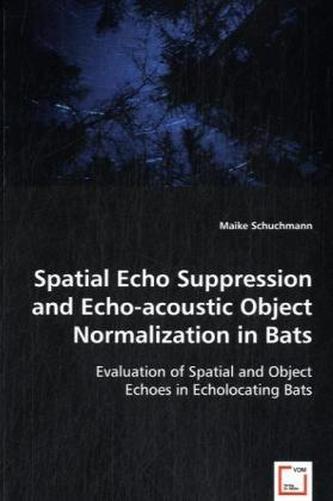 Spatial Echo Suppression and Echo-acoustic Object Normalization in Bats