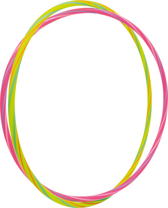 Small Foot Zábavné hula hula kruhy neonové 2 ks