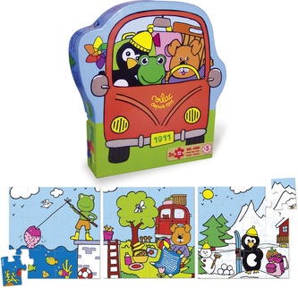 Vilac Dřevěné puzzle Prázdniny