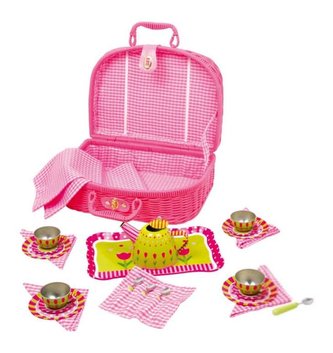 Small Foot Dětský růžový piknikový koš květina
