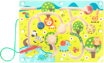 Small Foot Magnetický labyrint Savana